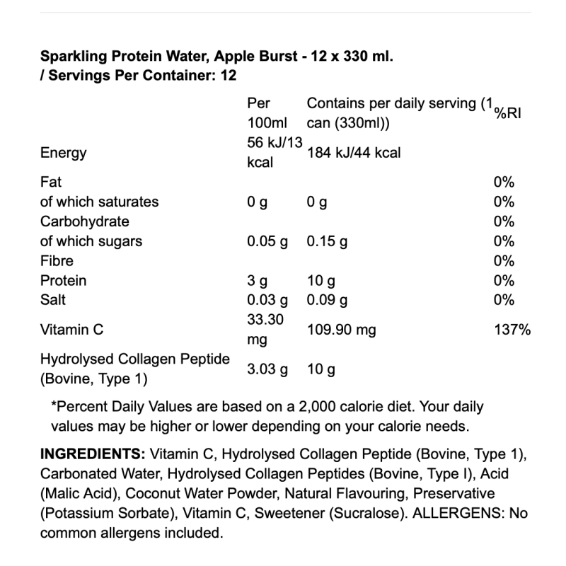 Applied Nutrition Sparkling Protein Water