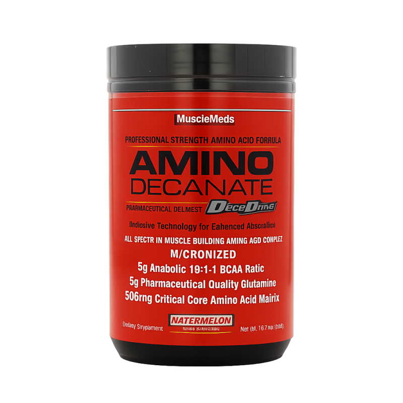 MuscleMeds Amino Decanate – Complexe complet 19 acides aminés pour performance et récupération I FITQUEEN MuscleMeds Amino Decanate – Complexe complet 19 acides aminés pour performance et récupération I FITQUEEN