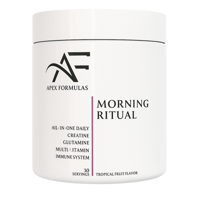 Apex Formulas Morning Ritual – Complément All-in-One récupération, énergie et immunité I FITQUEEN Apex Formulas Morning Ritual – Complément All-in-One récupération, énergie et immunité I FITQUEEN