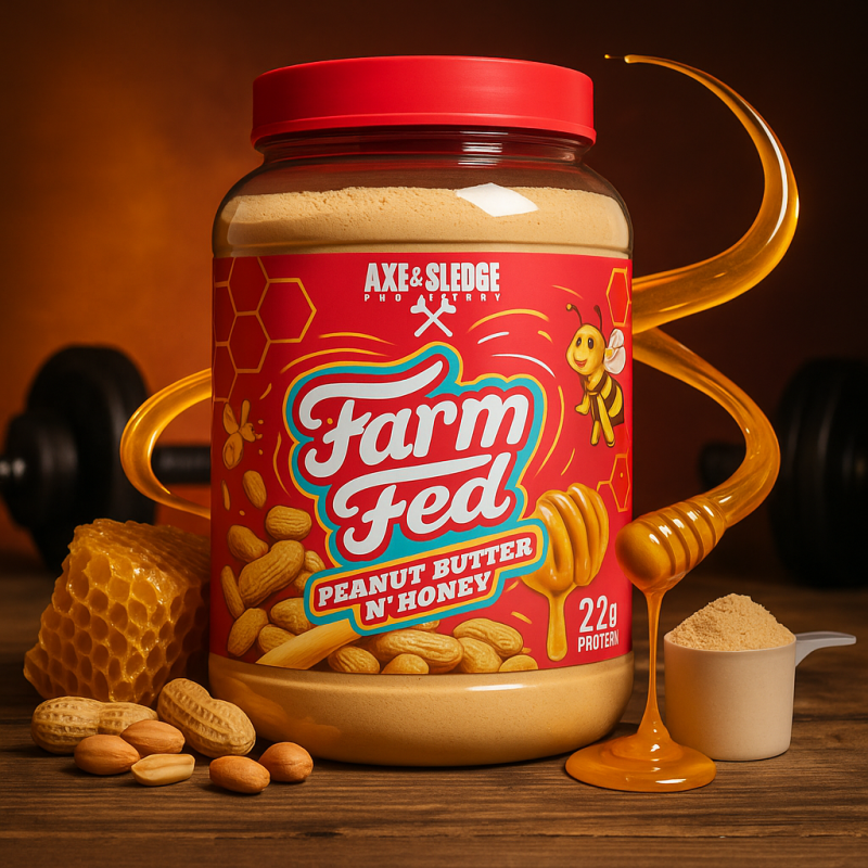 Axe & Sledge Farm Fed – Whey Isolate 100 % Grass-Fed avec enzymes digestives | FitQueen
