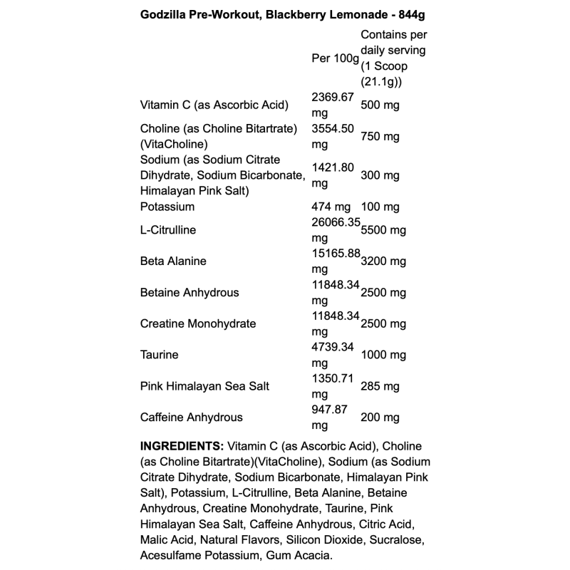 Ryse Godzilla Pre-Workout | Booster ultime pump énergie force focus I FitQueen