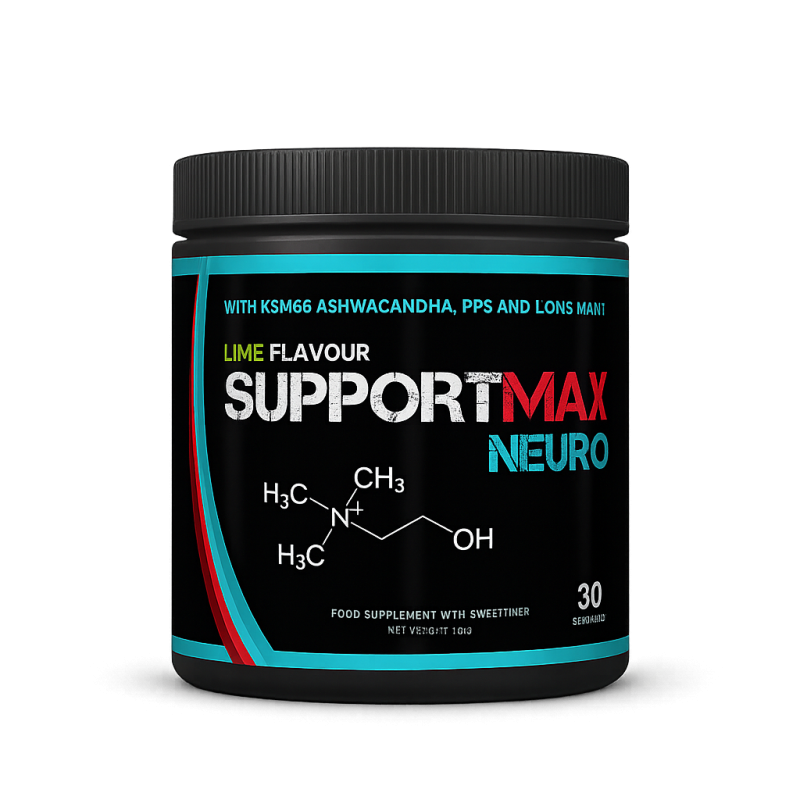 Strom Sports SupportMax Neuro – Complément cognitif et anti-stress à base d’ashwagandha et Lion’s Mane I FitQueen Strom Sports SupportMax Neuro – Complément cognitif et anti-stress à base d’ashwagandha et Lion’s Mane I FitQueen