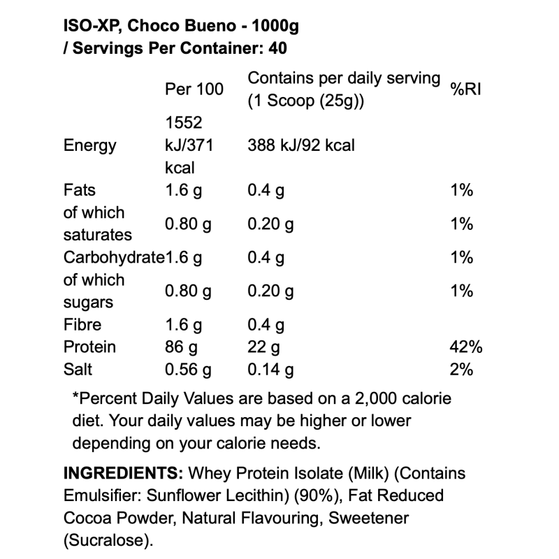 Applied Nutrition ISO-XP