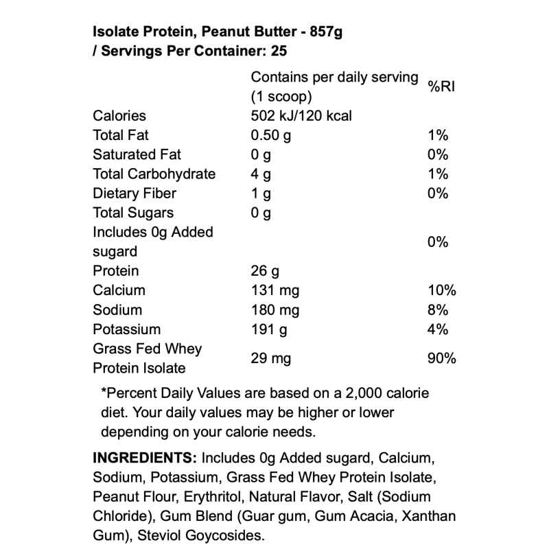 Raw Nutrition Isolate Protein – Protéine Isolat Pure et Grass-Fed pour Performance et Récupération I FitQueen