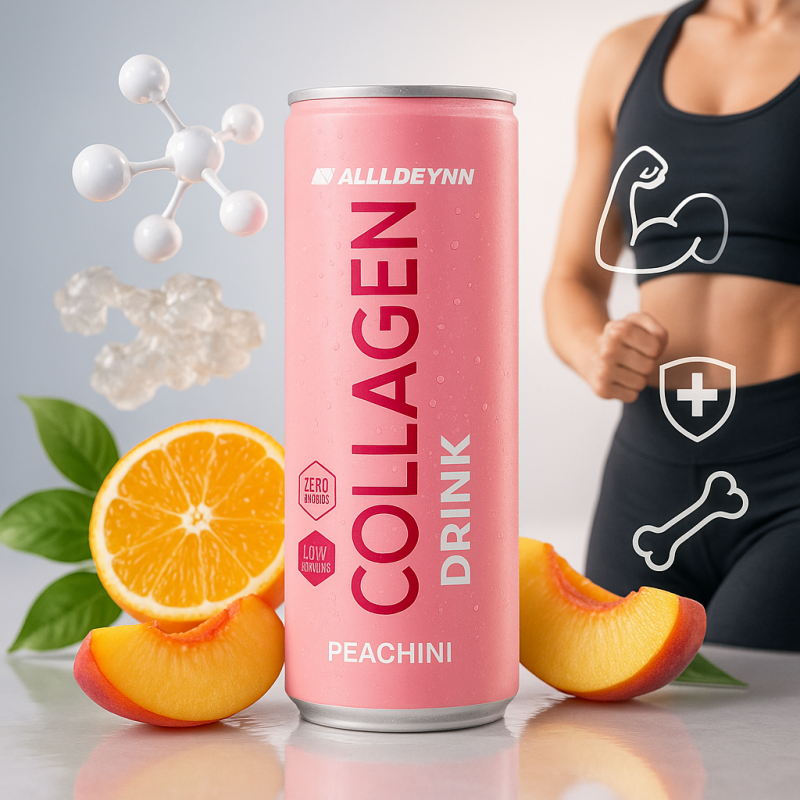 FitQueen Allnutrition AllDeynn Collagen Drink – Beauté, Peau et Articulations – 10 x 330 ml