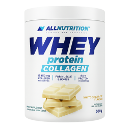 FitQueen Protéine Beauté-Sport Allnutrition Whey Collagen – 500g – Muscles, Peau et Articulations