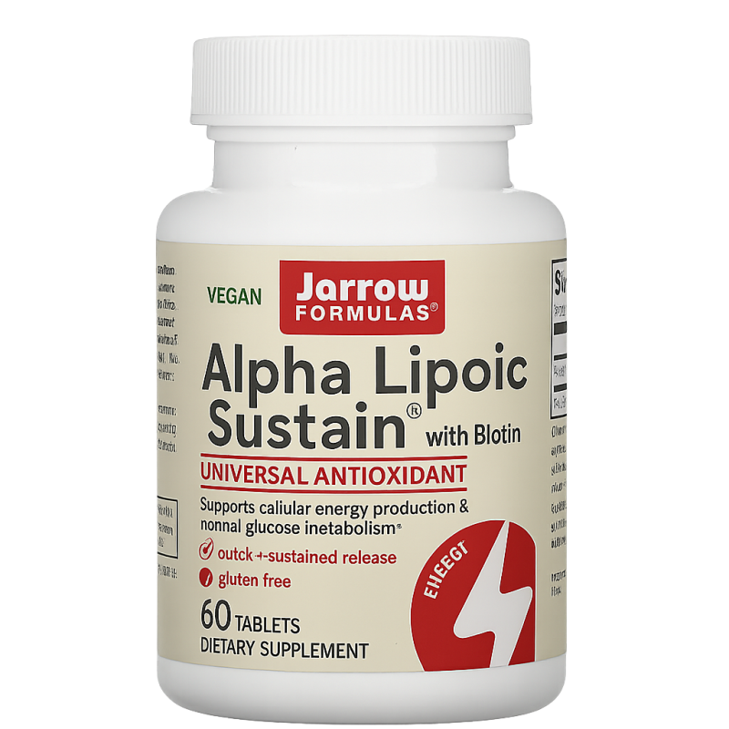 Jarrow Formulas Alpha Lipoic Sustain with Biotin Jarrow Formulas Alpha Lipoic Sustain with Biotin