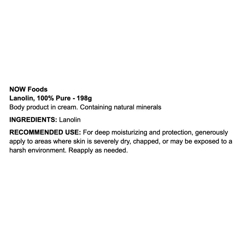 NOW Foods Lanolin