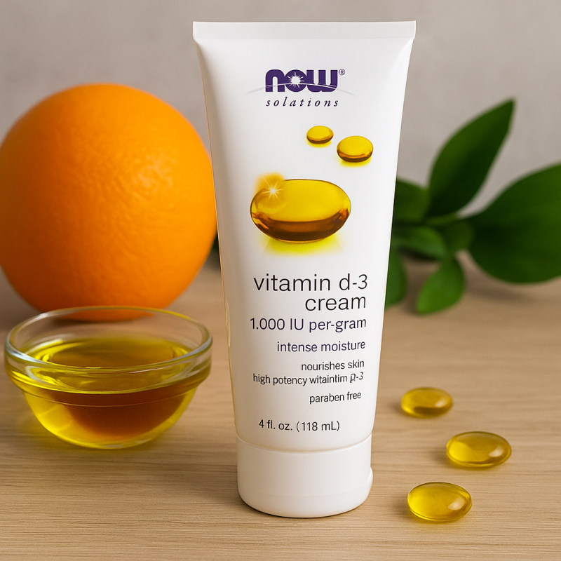 NOW Foods Vitamin D3 Cream
