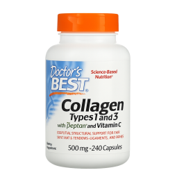 Doctor's Best Collagen Types 1 and 3 with Peptan and Vitamin C