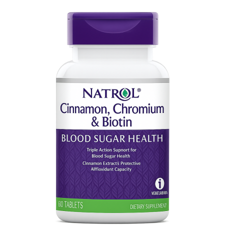 Natrol Cinnamon, Chromium & Biotin
