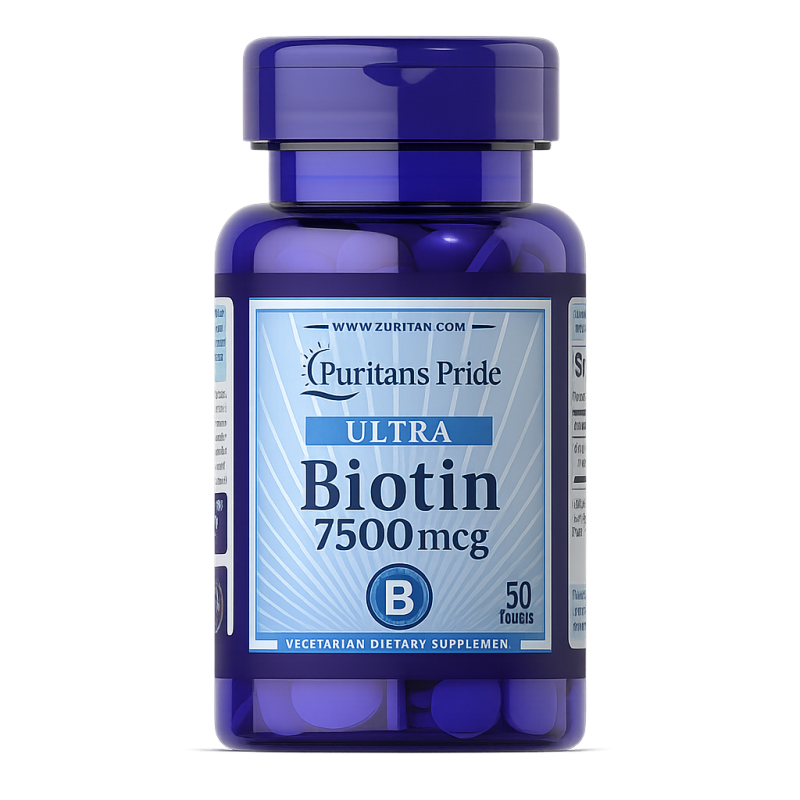 Puritan's Pride Biotin – Santé des cheveux, peau et ongles Fitqueen Puritan's Pride Biotin – Santé des cheveux, peau et ongles Fitqueen