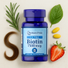 Puritan's Pride Biotin – Santé des cheveux, peau et ongles Fitqueen