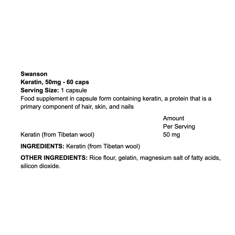 Swanson Keratin