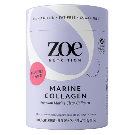 FitQueen  ZOE Nutrition Marine Collagen – 300g – Collagène marin + Vitamine C – Beauté & Récupération
