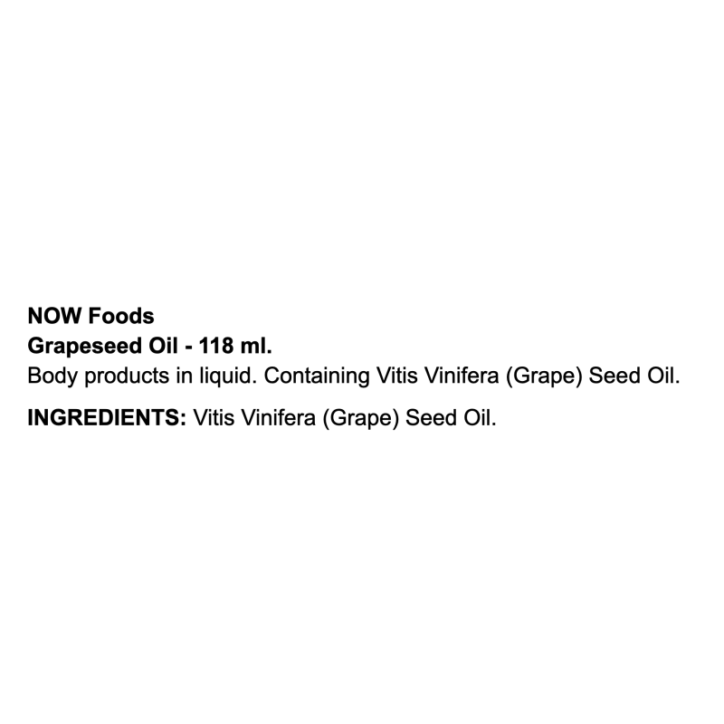 NOW Foods Grapeseed Oil