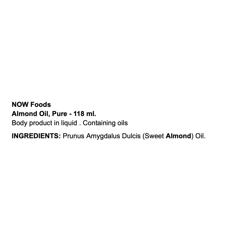 NOW Foods Almond Oil