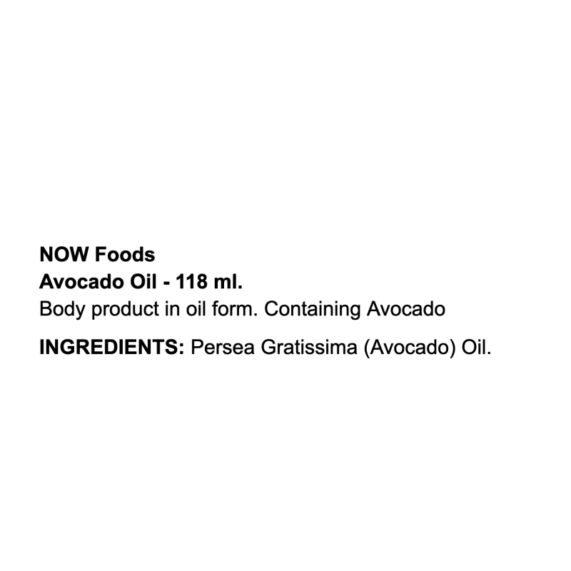 NOW Foods Avocado Oil