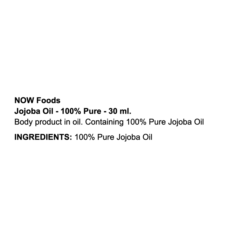 NOW Foods Jojoba Oil
