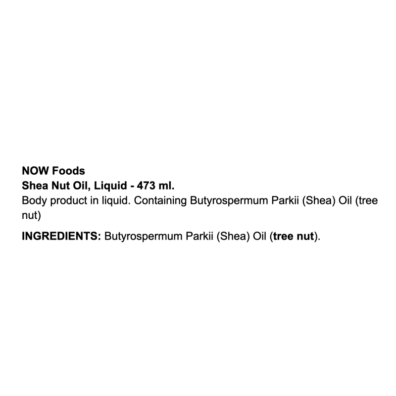 NOW Foods Shea Nut Oil