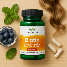 Swanson Biotin 5000mcg
