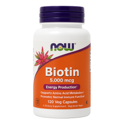 NOW Foods Biotin 5000mcg