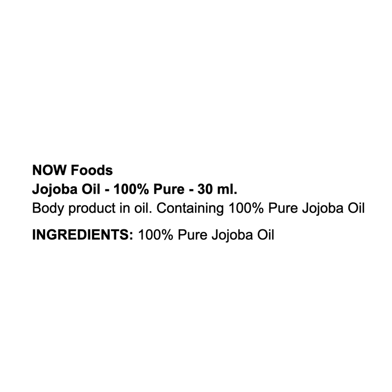 NOW Foods Jojoba Oil