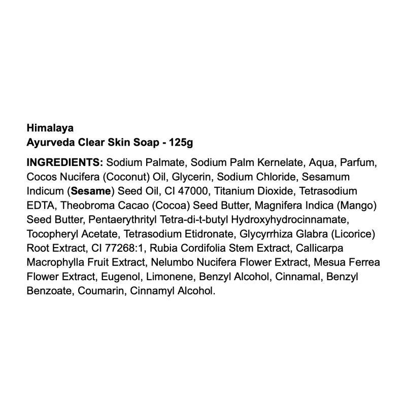 Himalaya Ayurveda Clear Skin Soap