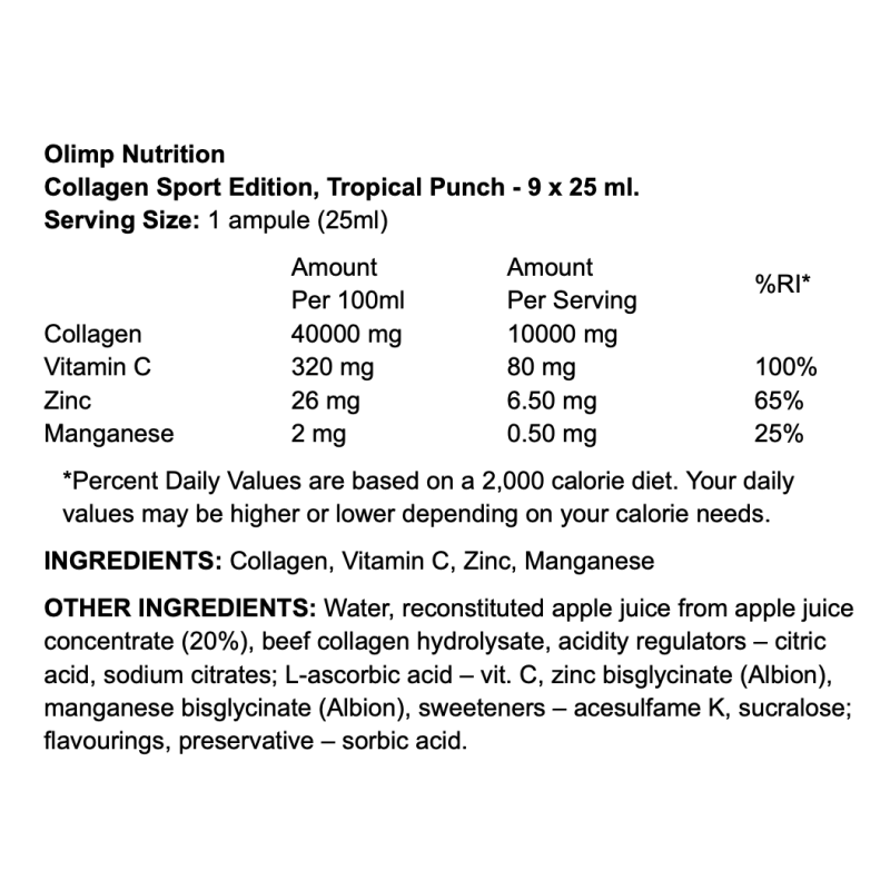 Olimp Nutrition Collagen Sport Edition