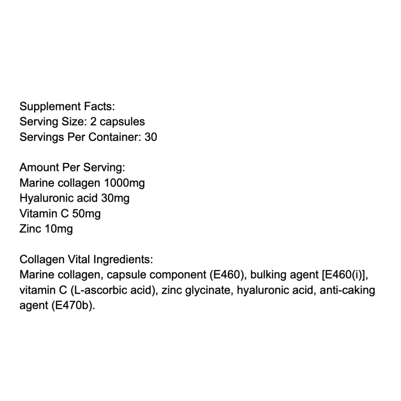 Zoe Nutrition Collagen Vital – Collagène marin, beauté & performance en capsules | FitQueen