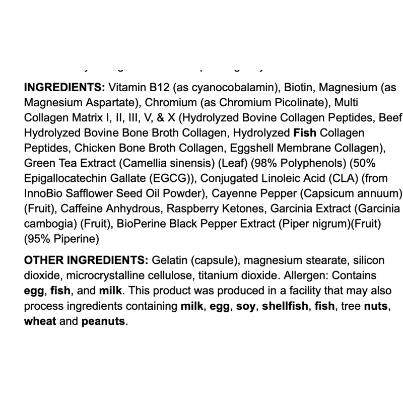 Obvi Collagenic Burn
