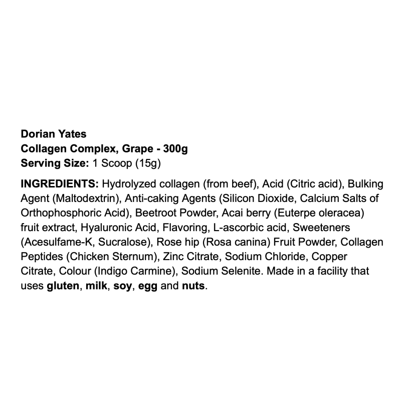 Dorian Yates Collagen Complex