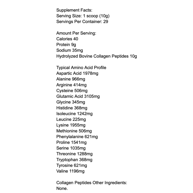Aventus Supplements Collagen Peptides