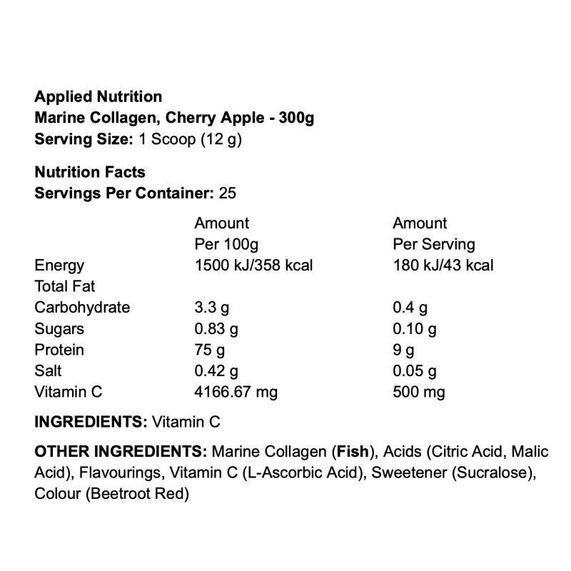 Applied Nutrition Marine Collagen