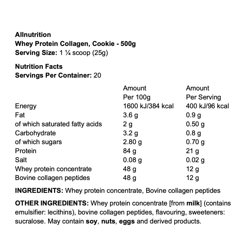 Allnutrition  Whey Protein Collagen