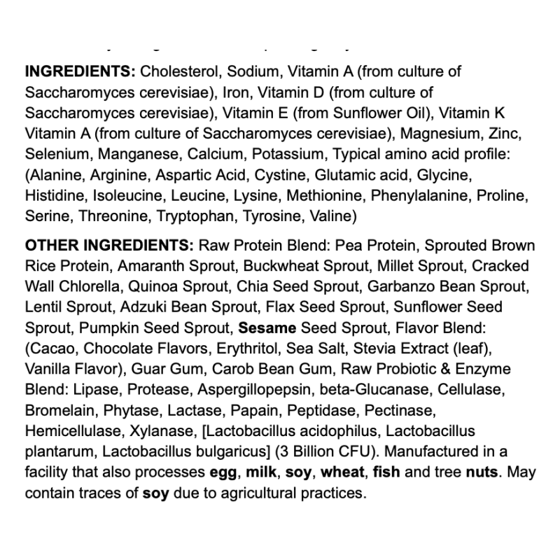 Garden of Life Raw Protein