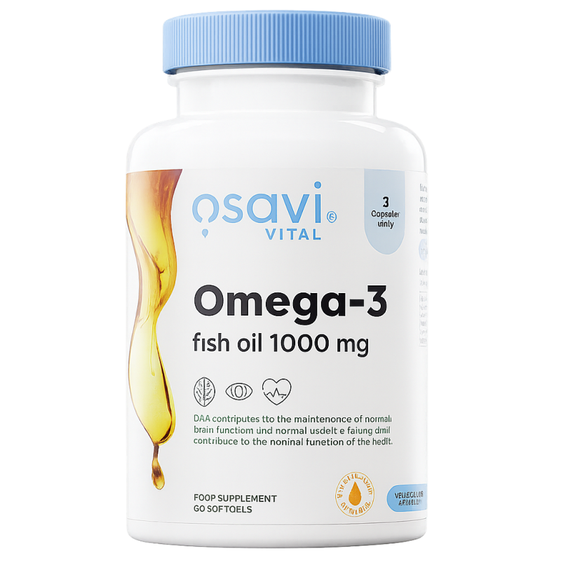 Osavi Omega-3 Fish Oil Molecularly Distilled 1000mg Osavi Omega-3 Fish Oil Molecularly Distilled 1000mg