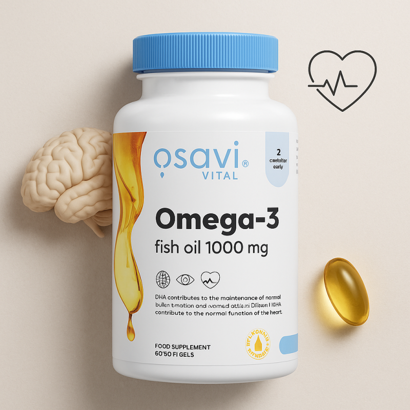 Osavi Omega-3 Fish Oil Molecularly Distilled 1000mg