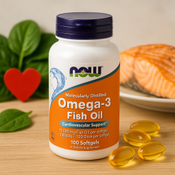 NOW Foods Omega-3 Fish Oil Molecularly Distilled