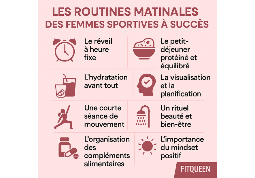 Les routines matinales des femmes sportives à succès