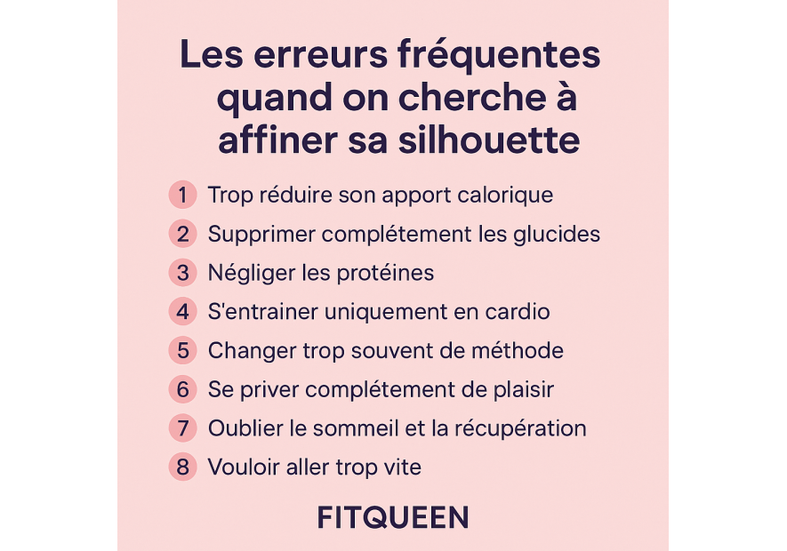Les erreurs fréquentes quand on cherche à affiner sa silhouette