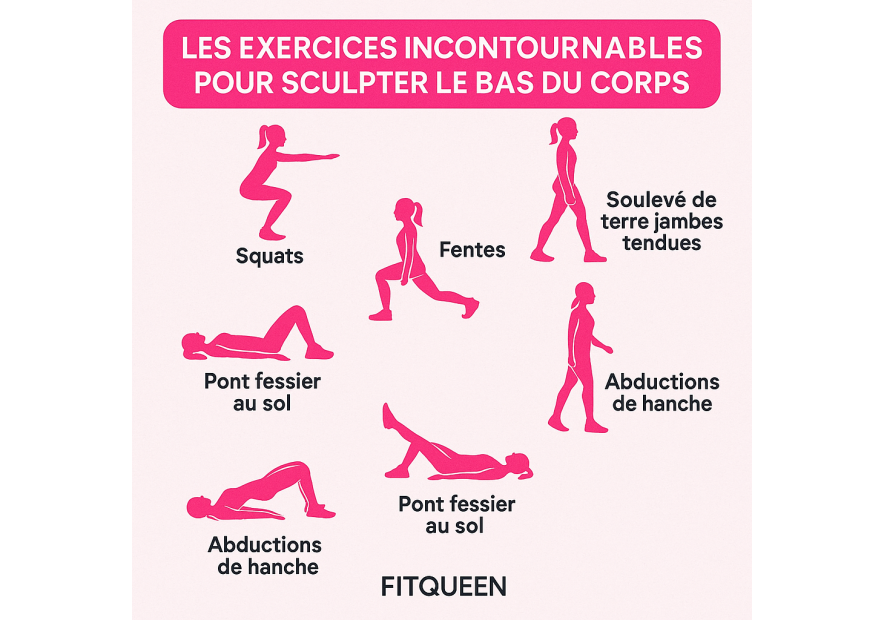 Les exercices incontournables pour sculpter le bas du corps