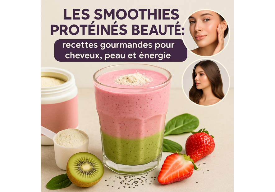 Smoothies protéinés beauté : recettes gourmandes pour cheveux, peau et énergie